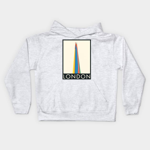 London The Shard Kids Hoodie by Rosi Feist